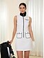 baratos roupa feminina-Sleeveless Golf Dress