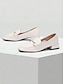 preiswerte Sandals-Leather Chain Detail Loafers Slip On Shoes