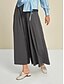 abordables Pants-Elegant Mid Waist Pants