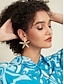 billige Moteøreringer-Trendy Beach Themed Stainless Steel Earrings