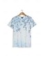 cheap T-Shirts-Women&#039;s T shirt Tee Floral Print Daily Weekend Basic Short Sleeve Round Neck Blue