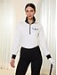 billige Women&#039;s Clothing-Long Sleeve Golf Pullover Sweatshirt