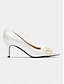 cheap Pumps &amp; Heels-Pearl Detail Pointed Heels