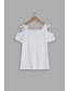 cheap Tank Tops-Women&#039;s U Neck Lace Cut Out Casual T Shirt