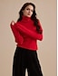 cheap Sweaters &amp; Cardigans-Cable Knit Turtleneck Pullover Sweater