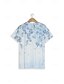 cheap T-Shirts-Women&#039;s T shirt Tee Floral Print Daily Weekend Basic Short Sleeve Round Neck Blue