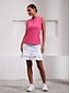 abordables Women&#039;s Clothing-Navy Rose Sleeveless Polo Golf Shirt