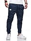 abordables Pantalons Cargo-Homme Pantalon Cargo Pantalon cargo Pantalon Jogging Pantalon Jogger Pantalon Plein Cordon Taille elastique Manchette Elastique Coton Mélange de Coton Sport extérieur Course Vêtement de rue