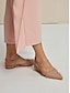 economico Scarpe basse da donna-Slingback Fringed Low Heel Flats