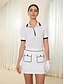 economico abbigliamento donna-Polo Golf Half Sleeve Shirt