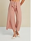 billige Pants-Casual Elegant Ankle Length Wedding Pants