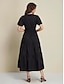 cheap Casual Dresses-Layered Shirred Maxi Dress