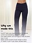 economico abbigliamento donna-Straight Leg Golf Trousers