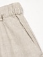 abordables Pants-Men&#039;s Linen Drawstring Pants