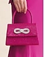 abordables Clutches &amp; Evening Bags-Glitter Rhinestone Bow Handbag