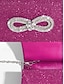 cheap Clutches &amp; Evening Bags-Glitter Rhinestone Bow Handbag