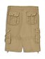 baratos Shorts-Homens Casual / esportivo Shorts Cargo Zíper Bolsos Calças de carga Bermuda Cargo Comprimento do joelho Calças Micro-Elástica Esporte Casual Misto de Algodão Côr Camuflagem Côr Sólida Cintura Média