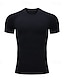 cheap Running &amp; Jogging Clothing-Men&#039;s Compression Shirt Running Shirt Patchwork Short Sleeve Tee Tshirt Athletic Athleisure Summer Spandex Breathable Quick Dry Moisture Wicking Soft Fitness Gym Workout Running Sportswear Activewear