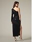 baratos Vestidos de Renda-Sequin Split Elegant Midi Dress