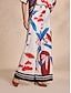 economico Pants-Brand Design Material Wide Leg Maxi Pants