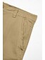 baratos Shorts-Homens Casual / esportivo Shorts Cargo Zíper Bolsos Calças de carga Bermuda Cargo Comprimento do joelho Calças Micro-Elástica Esporte Casual Misto de Algodão Côr Camuflagem Côr Sólida Cintura Média