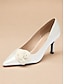 abordables Pumps &amp; Heels-Pointed Toe Floral Pearl Wedding Heels