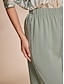 billige Pants-Casual Wide Leg Maxi Culottes