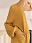 preiswerte Strickjacken-Mohair Bishop Sleeve Knit Cardigan