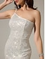 cheap Party Dresses-Sequin White Sleeveless Elegant Party Maxi Dress