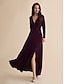 billige Kjoler til nyttårsaften-Split Ends Elegant Maxi Dress