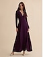 cheap Party Dresses-Purple Split Ends Elegant Party Maxi Dress