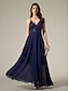 abordables Robes Soirée-Sequin Sleeveless Chiffon Maxi Dress