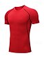 cheap Running &amp; Jogging Clothing-Men&#039;s Compression Shirt Running Shirt Patchwork Short Sleeve Tee Tshirt Athletic Athleisure Summer Spandex Breathable Quick Dry Moisture Wicking Soft Fitness Gym Workout Running Sportswear Activewear