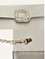 abordables Clutches &amp; Evening Bags-Rhinestone Buckle Satin Evening Bag