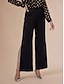 economico Pants-Rhinestone Wide Leg Side Slit Pants