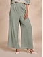 abordables Pants-Wide Leg Casual Maxi Culottes