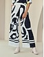 billige Pants-Soft Satin Wide Leg Culottes Casual Pants