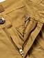 economico Shorts-Per uomo Pantaloncini modello cargo Pantaloncini sotto al ginocchio Pantaloni modello Capri Maglia da escursione Liscio Multi tasca Polpaccio Giornaliero Essenziale Grande e alto Vino Verde militare