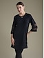 baratos T-shirts-Modal Design Loose Sleeve Shirt