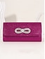 abordables Clutches &amp; Evening Bags-Rhinestone Bow Chain Strap Clutch