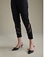 economico pantaloni-Casual Modal Skinny Cropped Pants