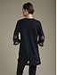 baratos T-shirts-Modal Design Loose Sleeve Shirt