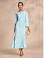 baratos Vestidos de Renda-Mermaid Tie Back Long Sleeve Dress