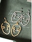 cheap Earrings-Unique Art Design Titanium Steel Earrings