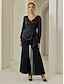 preiswerte Hosen-Chiffon Full Length Elegant Casual Daily Pants