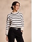 economico Maglioni-Turtleneck Ribbed Bell Sleeve Sweater