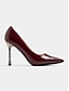 economico Pumps &amp; Heels-Patent Leather Crystal Studded Pumps