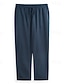 cheap Pants-Men's Casual Linen Cotton Blend Summer Trousers