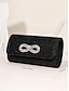 cheap Clutches &amp; Evening Bags-Rhinestone Bow Chain Clutch