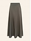 cheap Skirts-Tencel Pocket Belt Maxi Skirt